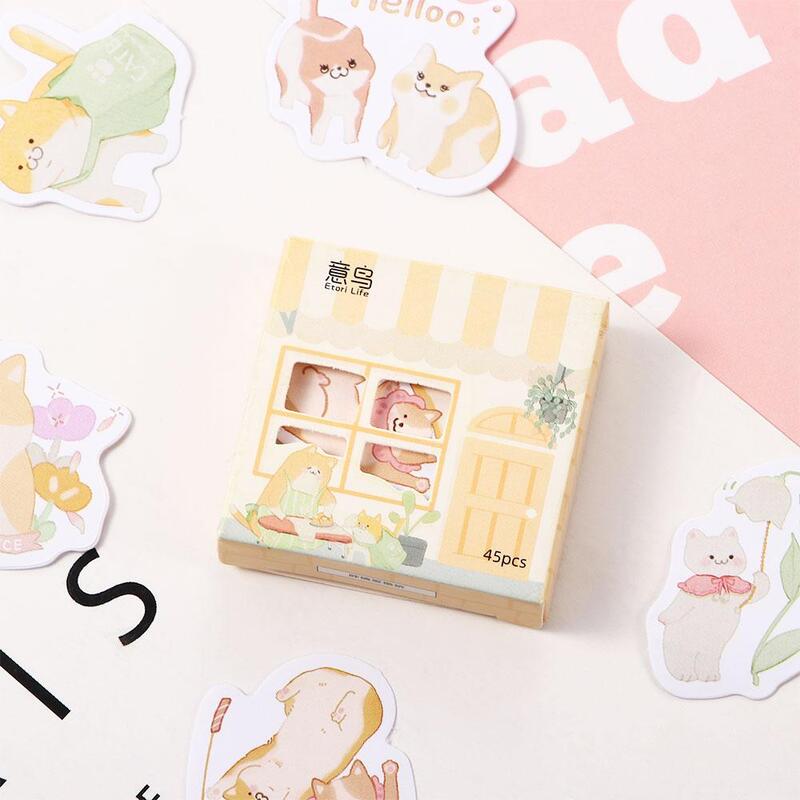 DIY for Students Animals Stickers School Supplies Journal Sticker Korean Stationery Scrapbooking Diary Stickers
