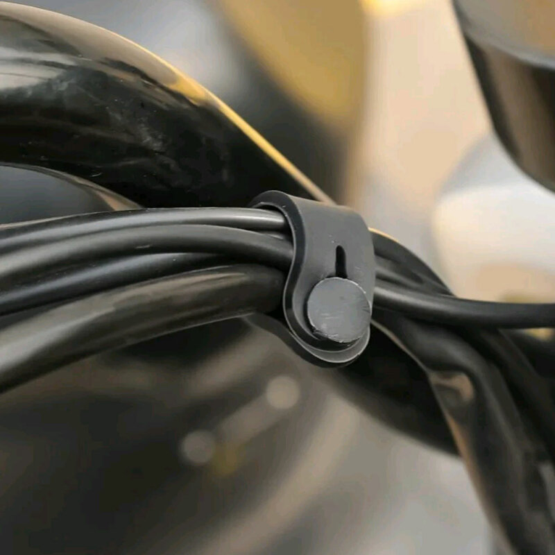 Motorrad Gummi rahmen Sicherung Kabel Kabelbaum Netz kabel Kabelbinder Kupplungs leitung Brems kabelbinder elastische Befestigungs streifen Zubehör