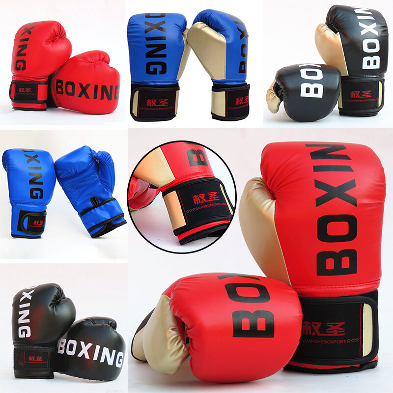 Children/Adult Boxing gloves Karate Punch Taekwondo 1 pair Fighting Hand Protection Sanda Sparring High quality