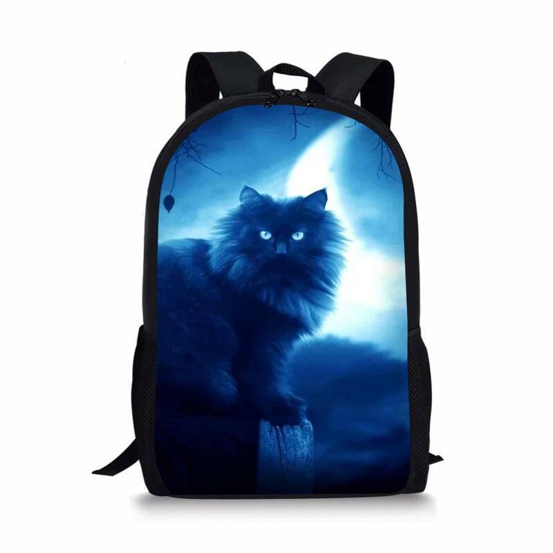 Kids Backpack Cute Cat 3D Print School Bags For Girls Boys Back Pack Backpacks For School Teenagers Kids Bookbag Travel Book Bag