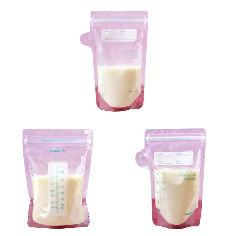 2022 New 150/200ML Du Lịch Thực Phẩm Túi Túi Trữ Sữa Cho Bé Công Thức Đóng Băng Túi