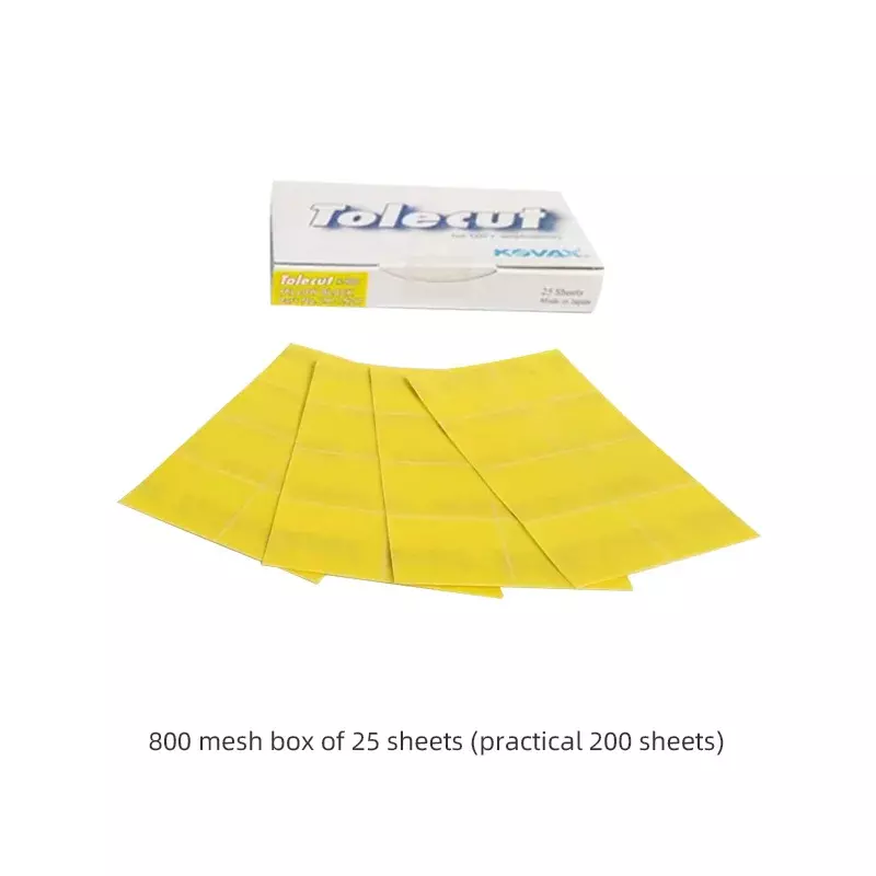 DamJapan-papel de lija KOVAX Tolecut para pulido de automóviles, 8 cortes, 800/ 1200/1500/2000/3000