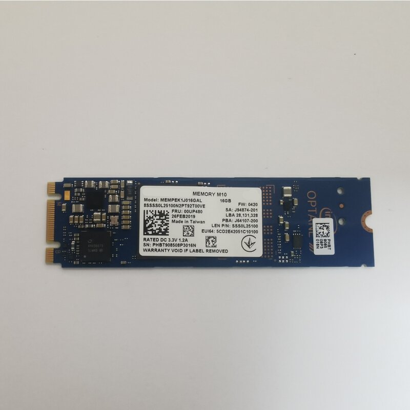 M10 M.2 2280 SSD 16GB 32GB 64GB, PCIe M.2 2242 3.0 M10 Drive keadaan Solid Internal untuk Intel Optane