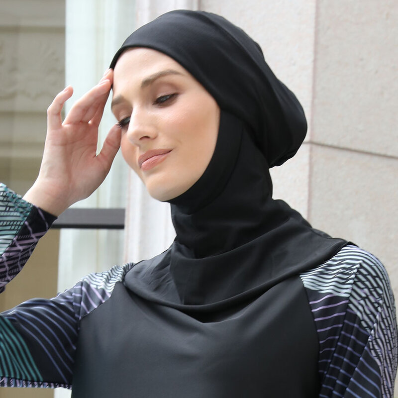 Turban instantané musulman uni pour femme, hijabs sportifs pour la natation, bonnet bandana islamique, chapeaux indiens, enveloppement de sauna féminin, nouveau