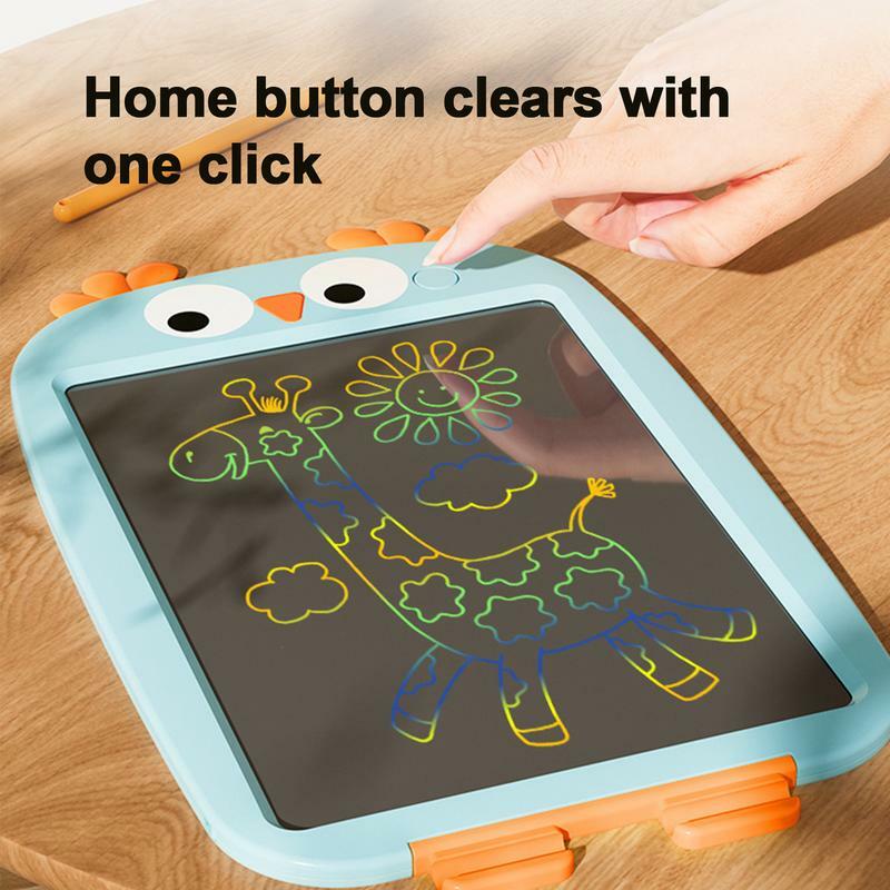 12Inch Children Drawing Board LCD Screen Writing Tablet Cartoon Animal Electronic Handwriting Pad Drawing Toys For Kids Baby