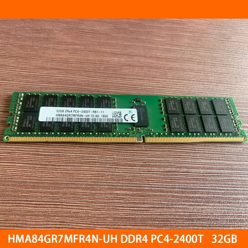 Memória do servidor ECC, HMA84GR7MFR4N-UH, 32G, 32GB, 2 Rx4, DDR4, PC4-2400T, alta qualidade, transporte rápido, 1PC