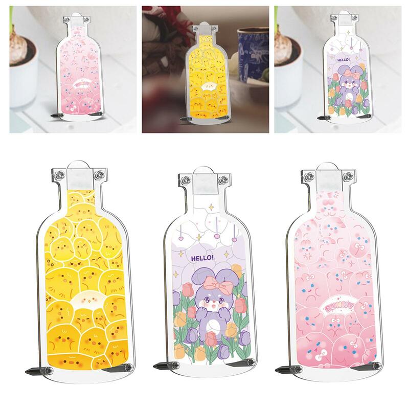 Acrylic Animal Puzzles Creative Home Decoration DIY Craft Acrylic Bottle Puzzle Sensory Learning for Girls Adults Kids Children