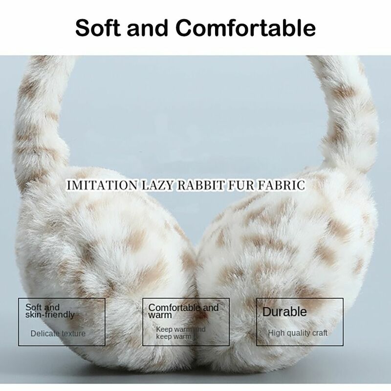 Foldable Plush Soft Ear Cover, orelha regalos, Earmuffs ao ar livre, inverno