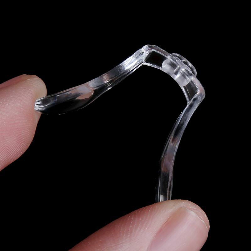 652F Nasello a forma Accessori per occhiali Cuscinetti per occhiali da sole antiscivolo in PVC Supporto Lettura