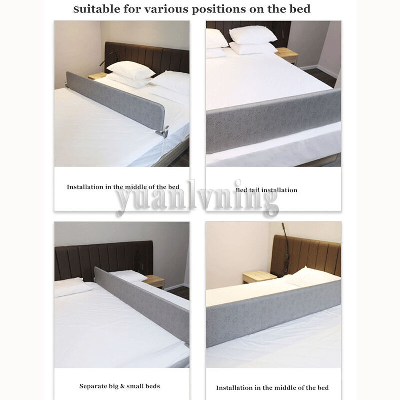 Baby Child Bed Separation artefatto Sleeping Safety Bed Fence Middle Anti-pressione partizione deflettore Anti-caduta Middle guardrail