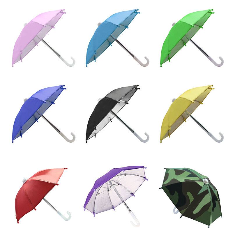 Bicycle Phone Holder Mini Sunshade Umbrella Polyester Mobile Automatic Umbrella