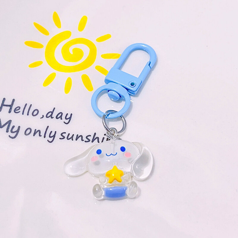 Sanrio Kawaii тонкий брелок для ключей Kuromi почтовый Кот мимелоди Коричный весь корпус мультфильм DIY сумка кулон оптовая продажа