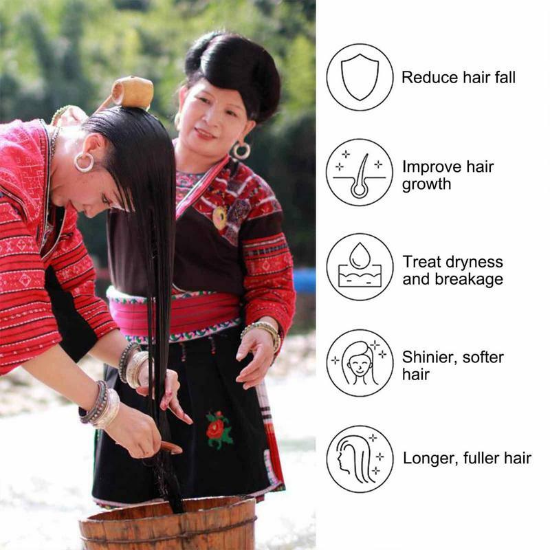 Spray de agua de arroz para el crecimiento del cabello, Spray acondicionador, productos para el cuidado del cabello, 50ml