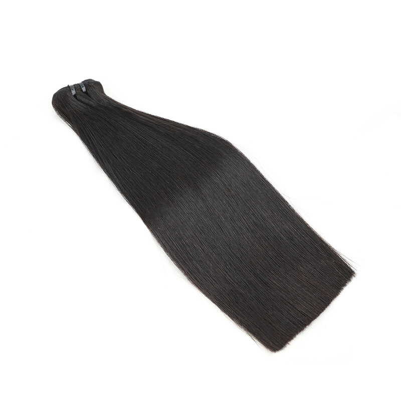 Bundles de tissage de cheveux humains raides, extension de cheveux vierges, noir naturel, grade 15A, Vietnam, Sophia, brut