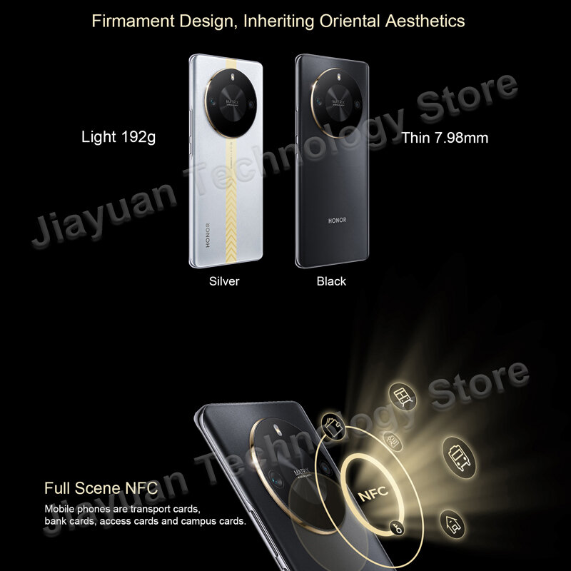 Nowy HONOR X50 GT 5G 6.78 "120Hz amolowany ekran Snapdragon 8 + Gen 1 MagicOS 7.2 aparat 108MP bateria 5800mAH NFC smartfon