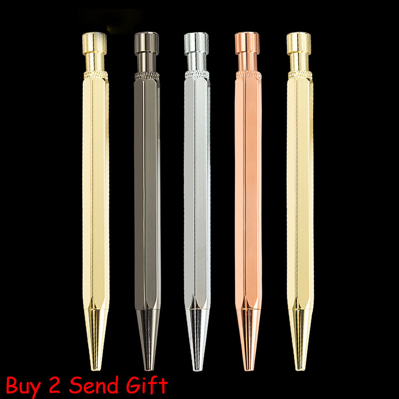 Hoge Kwaliteit Full Metal Luxe Merk Schrijven Pen Business Mannen Handtekening Schrijven Pen Kopen 2 Gift Sturen