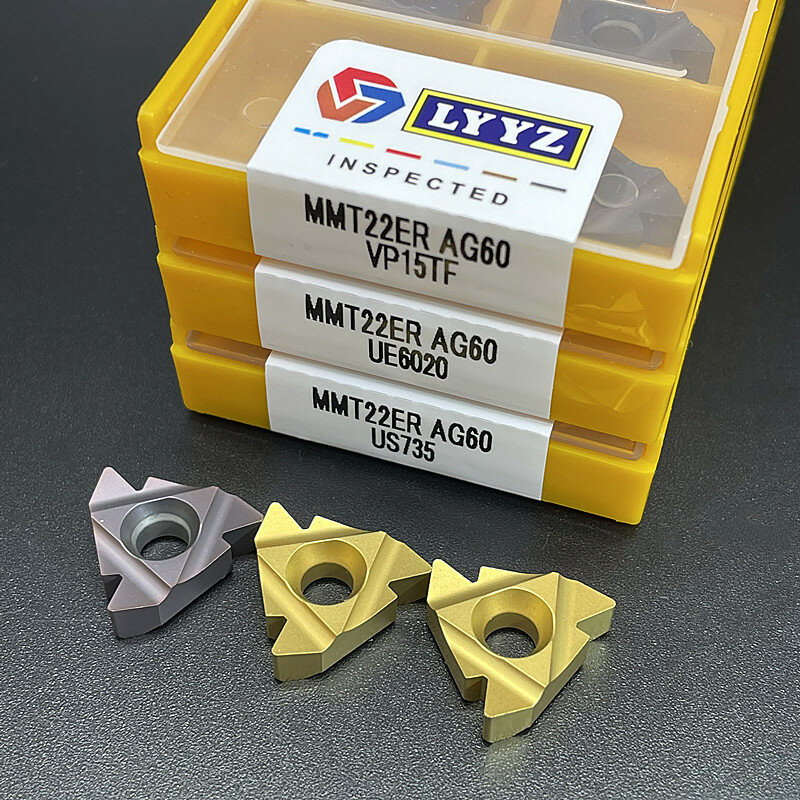 MMT11ER MMT11IR MMT16ER MMT16IR MMT22IRMMT 22ER AG55 AG60 VP15TF ER6020 US735 CNC thread milling cutter Carbide tool