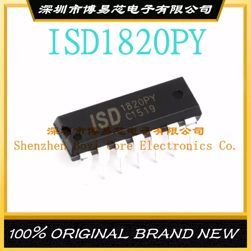 Isd1820py dip-14 original original direkter Stecker 8-20 Sekunden Single Segment Sprach aufzeichnung und Wiedergabe schaltung ic Chip