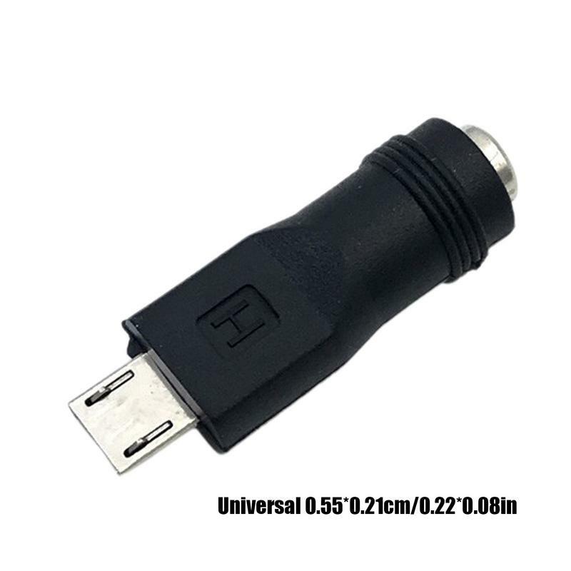 USB C para DC Feminino para Tipo-C Masculino 5V plugue adaptador de carregamento para Laptop, Router, fonte de alimentação móvel, carregador conector