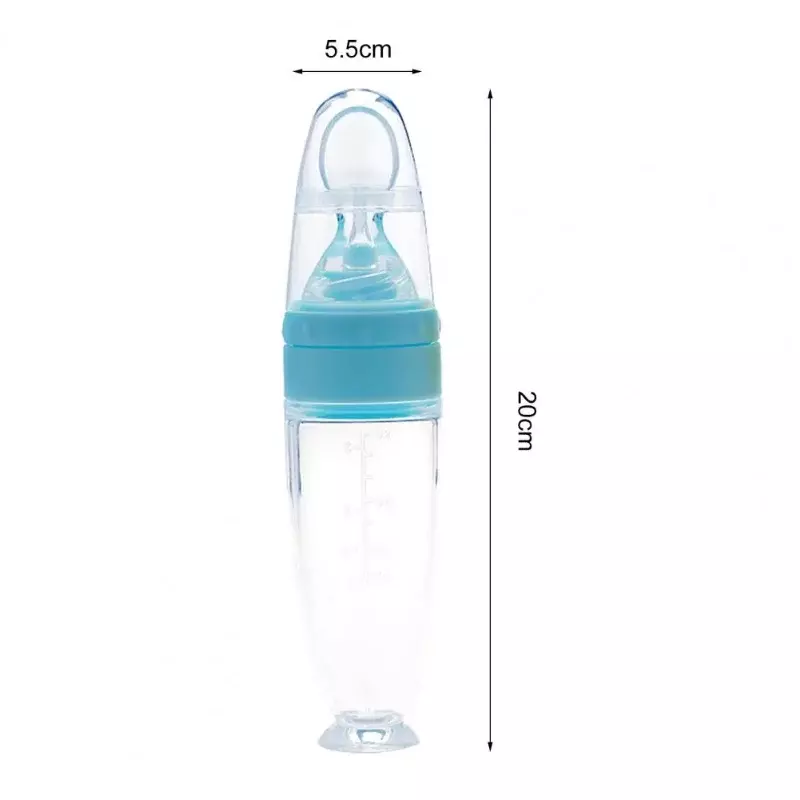 Łyżka do butelek dla niemowląt silikonowe łyżki do karmienia lekarstw dla dzieci malucha sztućce akcesoria dla dzieci noworodka