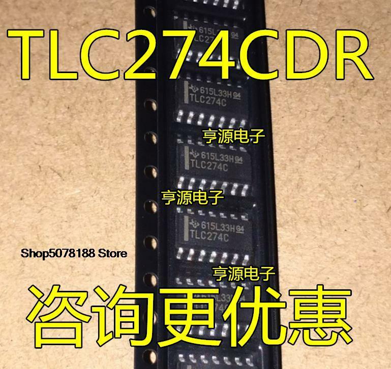 TLC274 TLC274C TLC274CDR SOP14 Original, 10 unidades