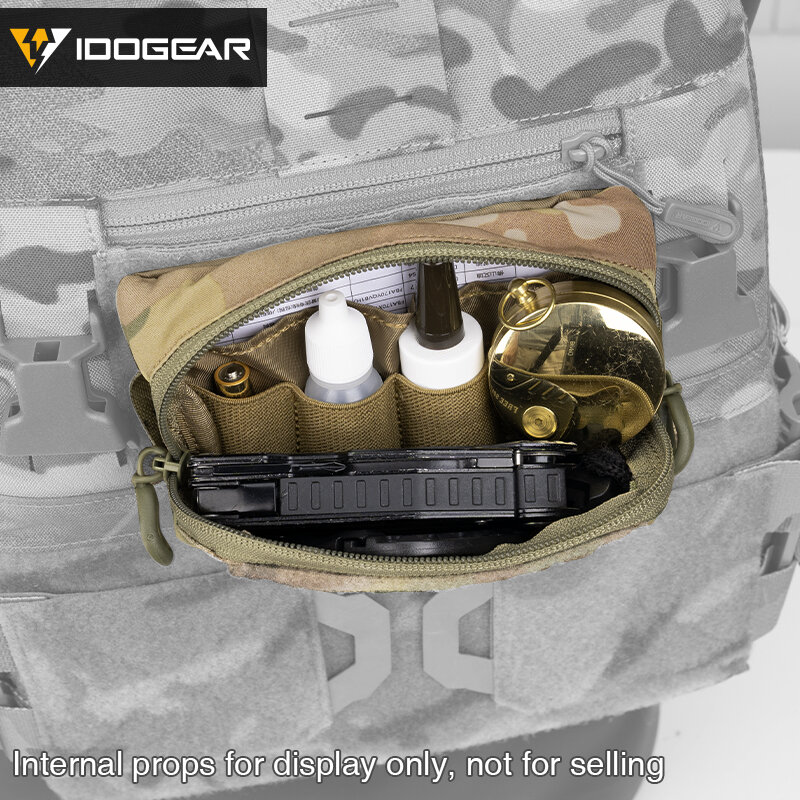IDOGEAR Tactical Admin Pouch MOLLE EDC Bag Utility Pouch Multi-Function Waist Bag Belt-Pouch 35103