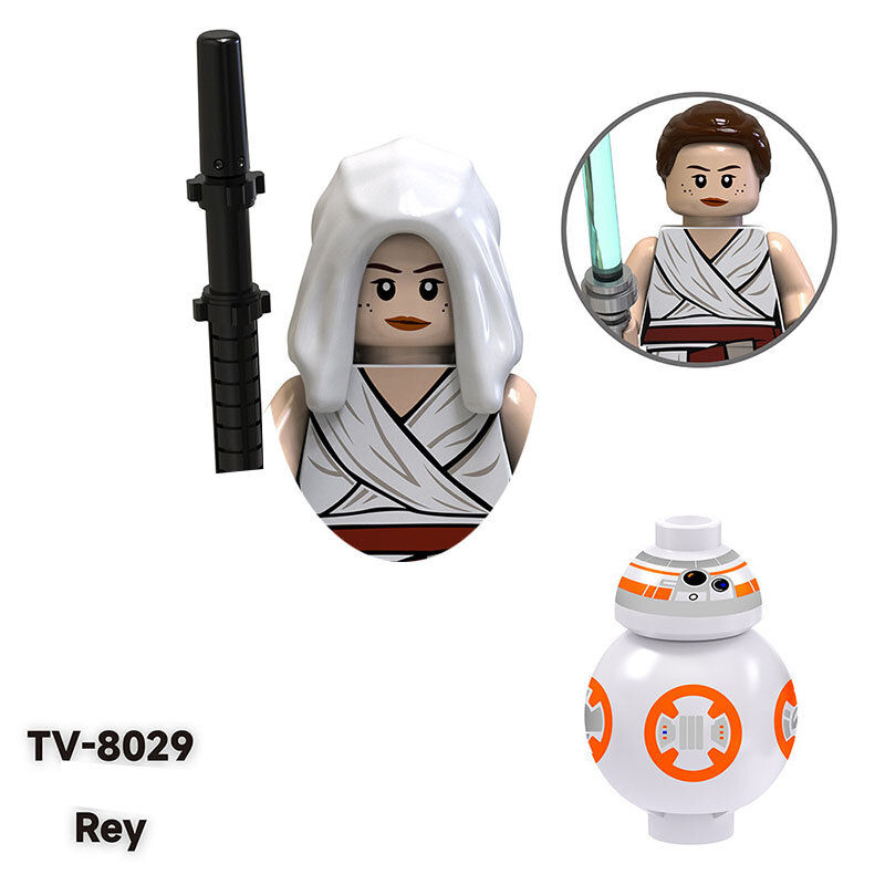 Bloques de construcción de Star Wars Para Niños, juguete de ladrillos para armar minirobot TV6104, ideal para regalo de cumpleaños
