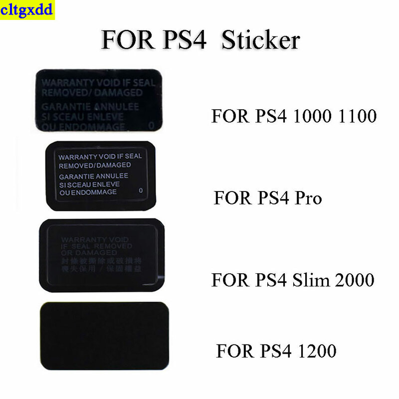 Etiqueta de substituição para Game Console, Shell Garantia Reparação, GBA, GBA, GBA, SP, GBC, PS3, PS4, PSP1000, PSP2000, PSP3000, 2 pcs