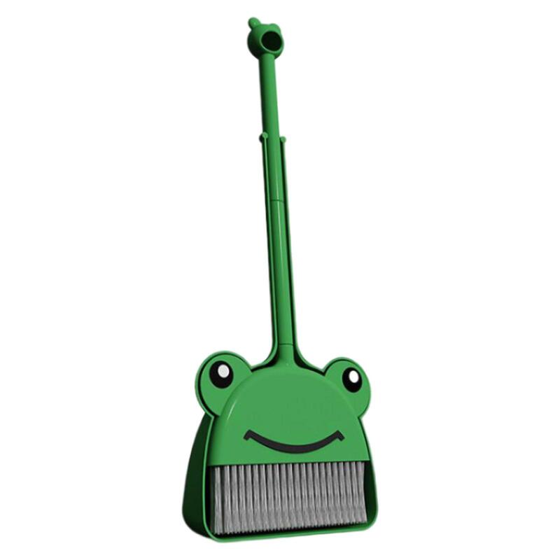 Children Cleaning Broom Dustpan Set Role Playing Develop Life Skills Miniature Sweeping House Tool Toy Set for Kindergarten