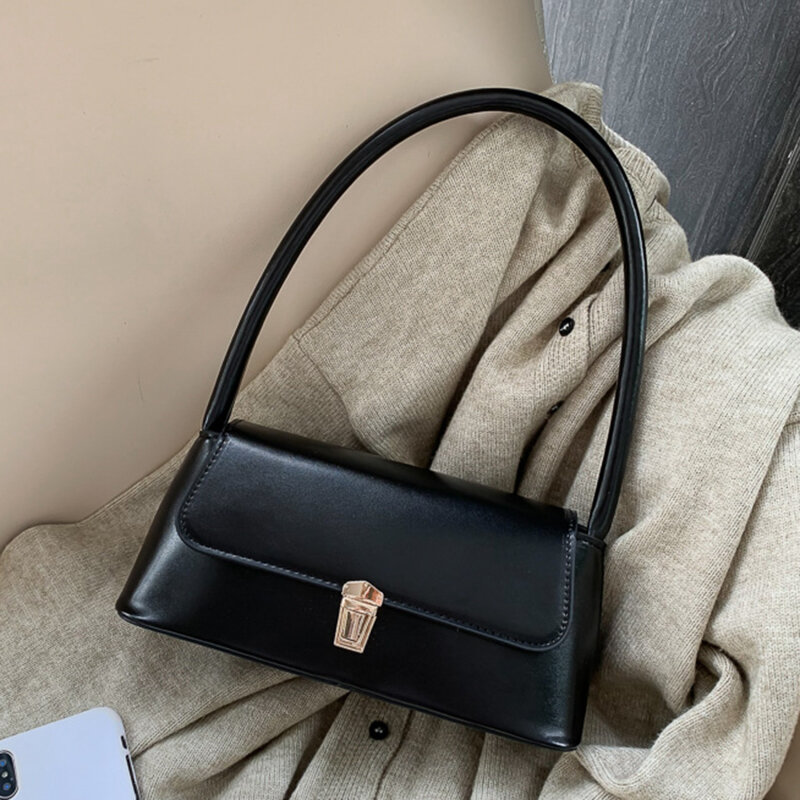 Tas selempang merek mewah untuk wanita desain mode ketiak 2023 tas bahu wanita tas tangan dan dompet warna Solid