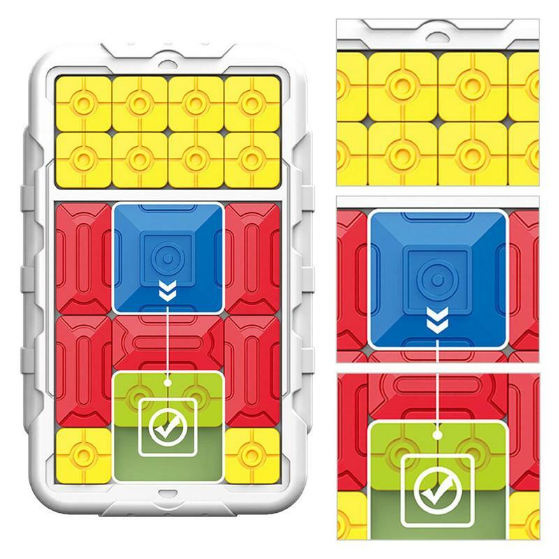 Kinder entwickeln intelligentes gleitendes Huarong-Puzzlespiel interaktives Zappeln sensorisches Spiel Lernspiel zeug geschenk für Kinder Erwachsene