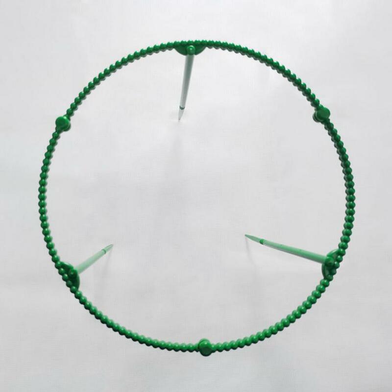 Garden Plant Support Cage Plie Flower Stand Holder Plastic Semicircle Greenhouses Orchard Fixing Rod Gardening Bonsai Tool