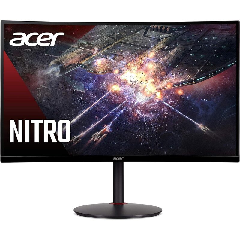 Nitro XZ270 Xbmiipx 27 "1500R Monitor da gioco curvo Full HD (1920x1080) VA Zero-Frame con sincronizzazione adattiva