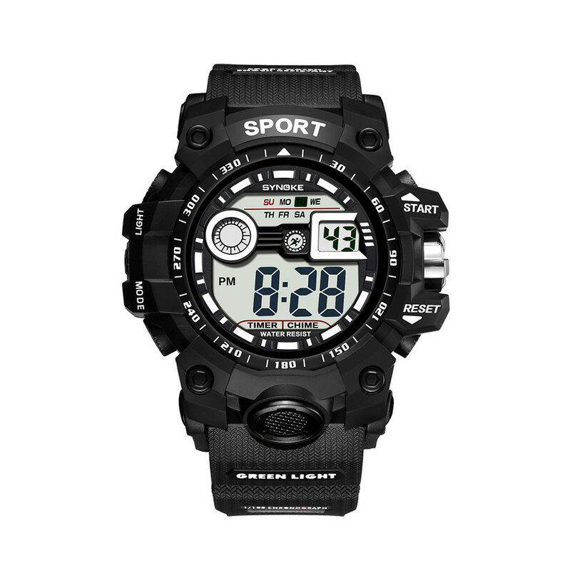Zegarek dla mężczyzn elektroniczny zegarek sportowy Relogio wielofunkcyjny cyfrowe zegarki na rękę Luminous Ladies Watch Часы Мужские