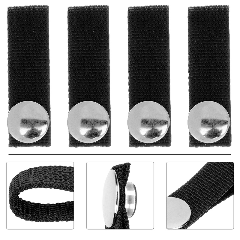 3 Pairs Chin Strap Hard Hat Detachable Safety for Hockey Polyester Sports