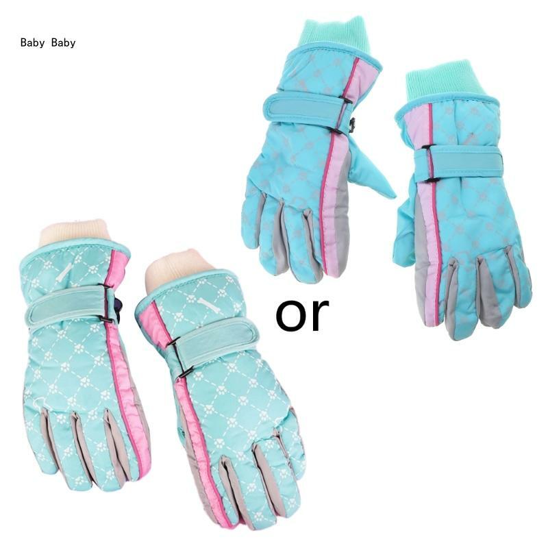 Kinderhandschoenen Waterdicht Winddicht Outdoor Thermische Handschoenen Kinderen Winterwanten Q81A