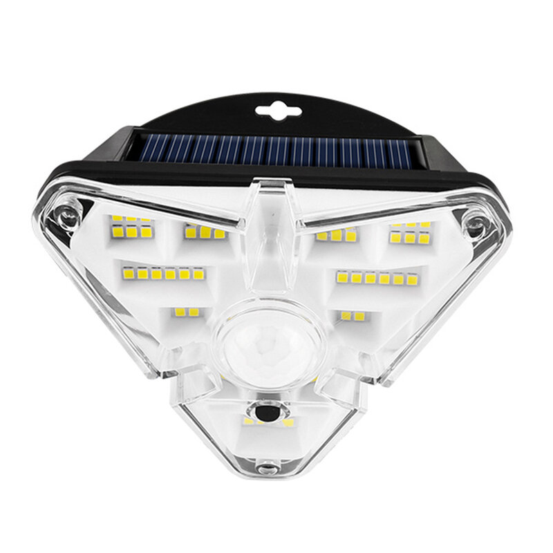 68 Led Solar Lamp Menselijk Lichaam Inductie Wandlamp Intelligente Controle Waterdichte Outdoor Schijnwerper Home Solar Tuinverlichting