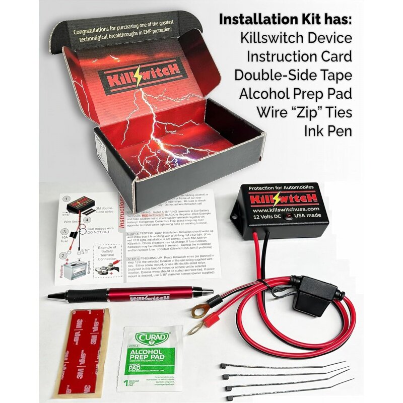 EMP Surge Protection for Cars, P Protector box fr Trucks, Potection Device, Vehicle MP Shielding f Boats, and M