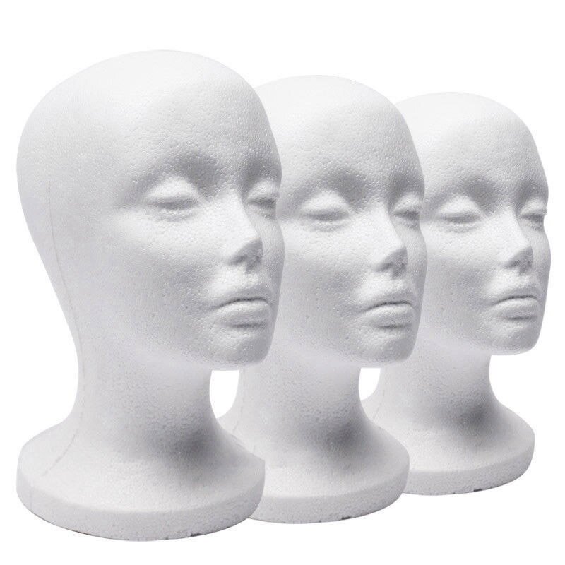 Модель головы манекена из пенопласта, подставка для солнцезащитных очков, держатель для капюшона, держатель для дисплея головы манекена гарнитуры, стойка для дисплея головы манекена