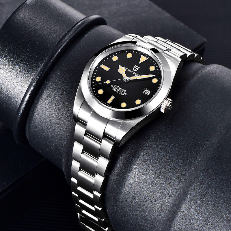 PAGANI DESIGN Novos Homens Mecânica Relógios de Pulso Top Marca Sapphire Vidro 200M À Prova D 'Água Relógio Automático para Homens relógio masculino
