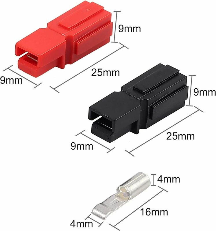 Neue 40 Stück Anderson Power pole rot & schwarz 30 Ampere Stecker Marine Qualität Stecker