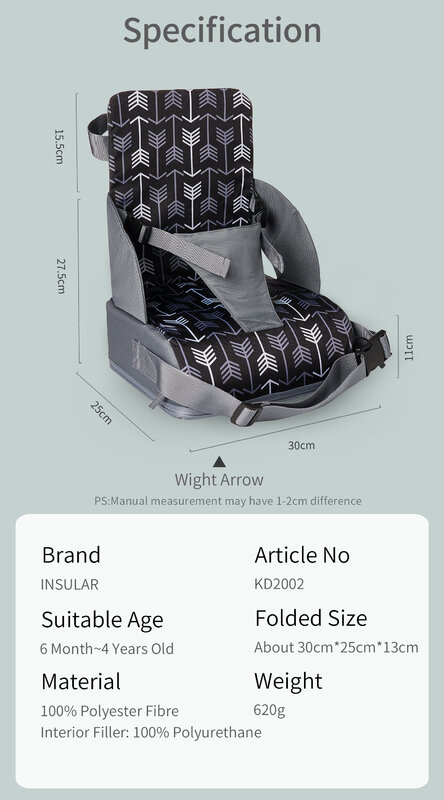 Kursi Booster bayi, kursi Booster perjalanan untuk kursi dapur, kursi PU tali dapat dicuci, gesper keamanan portabel perjalanan balita