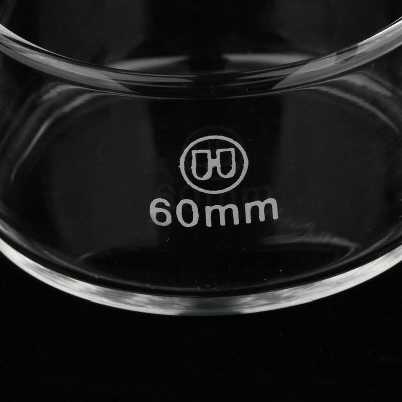 60Mm Kristalliserende Schalen Gemaakt Van Borosilicaatglas Voor Opslagkristallisatie