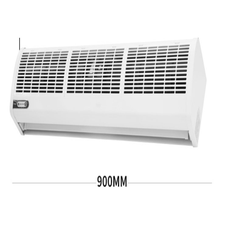 200W electric air curtain fan with remote control commercial air door for shopping mall hotel etc
