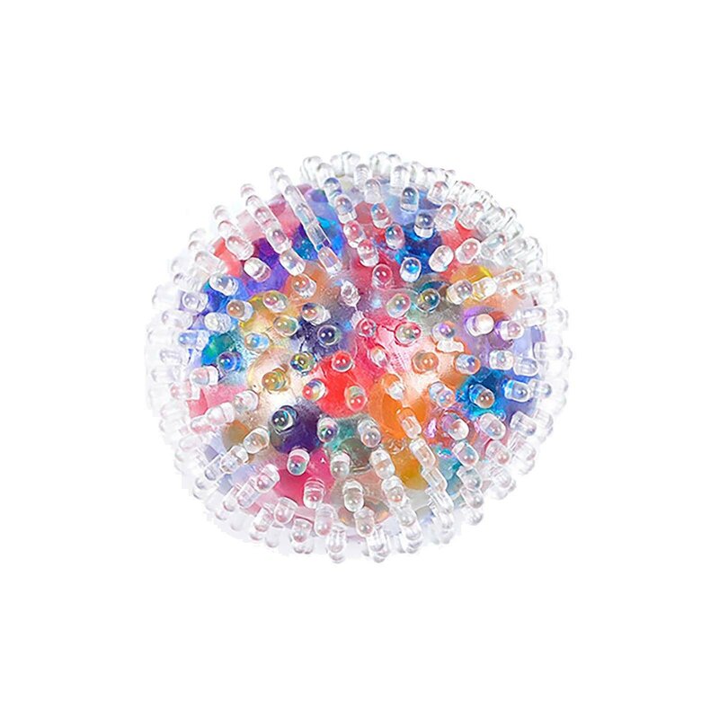 ของเล่น Relief แรงดันลูกปัดหลากสีลูกบอลของเล่นลูกบอล TPR NO NET Burr ความดันลม2มล. ของเล่นเด็กคลายเครียดของเล่นสำหรับเด็ก