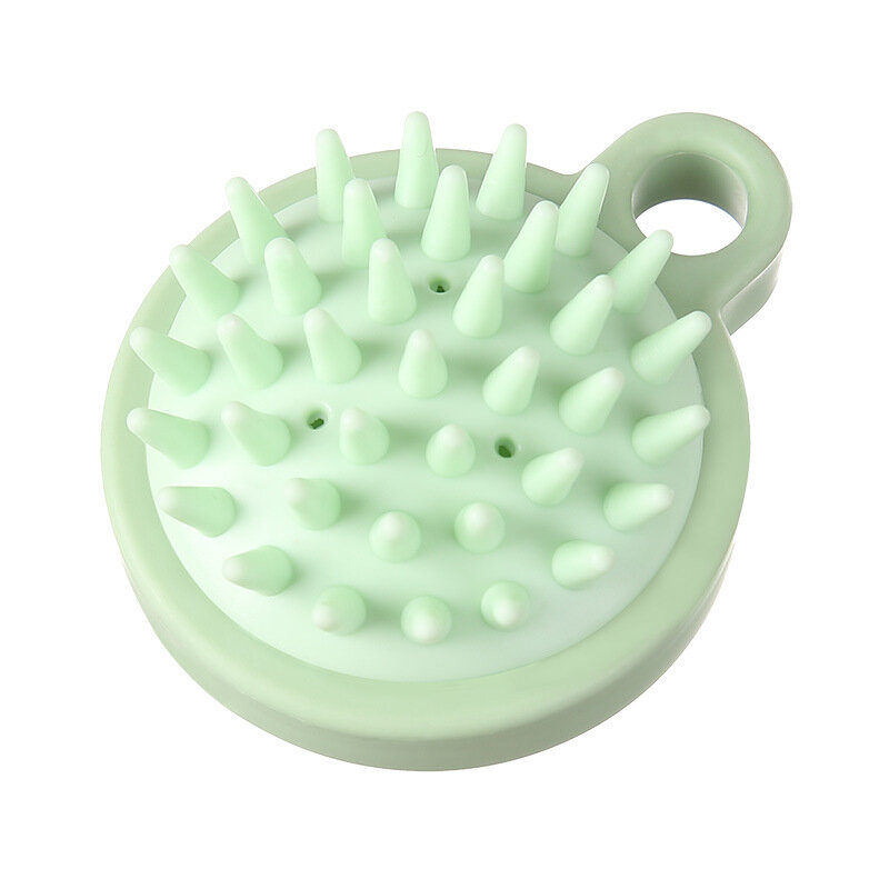 Silicone shampoo brush Bath massage scalp comb Household dandruff and itching relieving shampoo brush