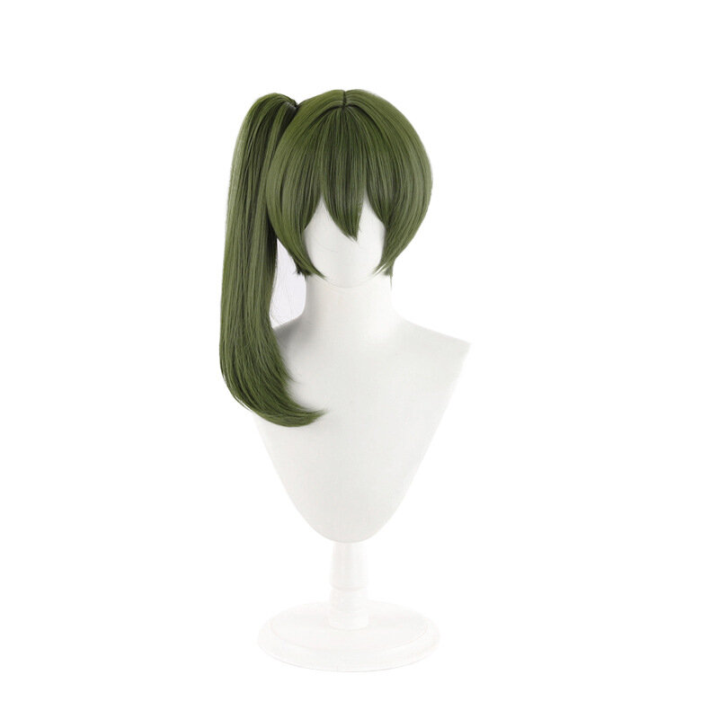 Ubel parrucca Anime Frieren: Beyond Journey End parrucca Cosplay Ubel Cosplay dritto donne coda di cavallo verde capelli parrucche resistenti al calore