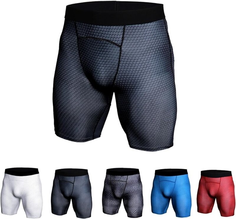 Men'sIonic Energy Field Therapy Compression Shorts Men's Tight PRO Shorts Sports Fitness Running Tight Compression Shorts