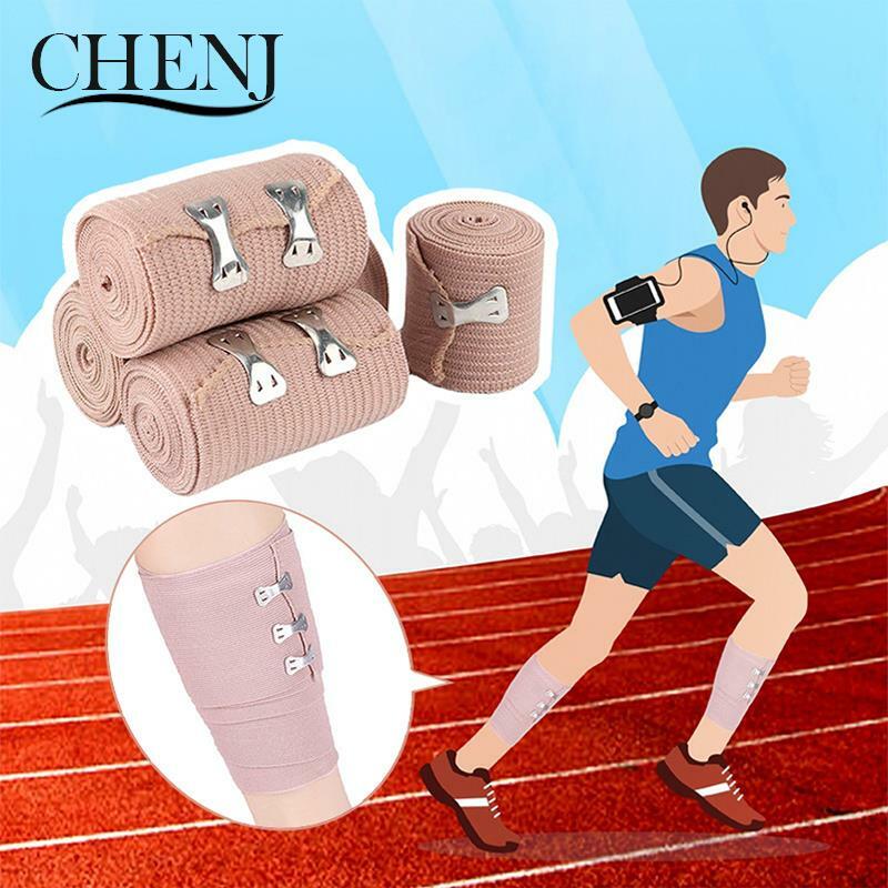 Perban elastis tinggi 4.5M/rol, pita perban olahraga turniket basket, perban pelindung lutut dan pergelangan kaki