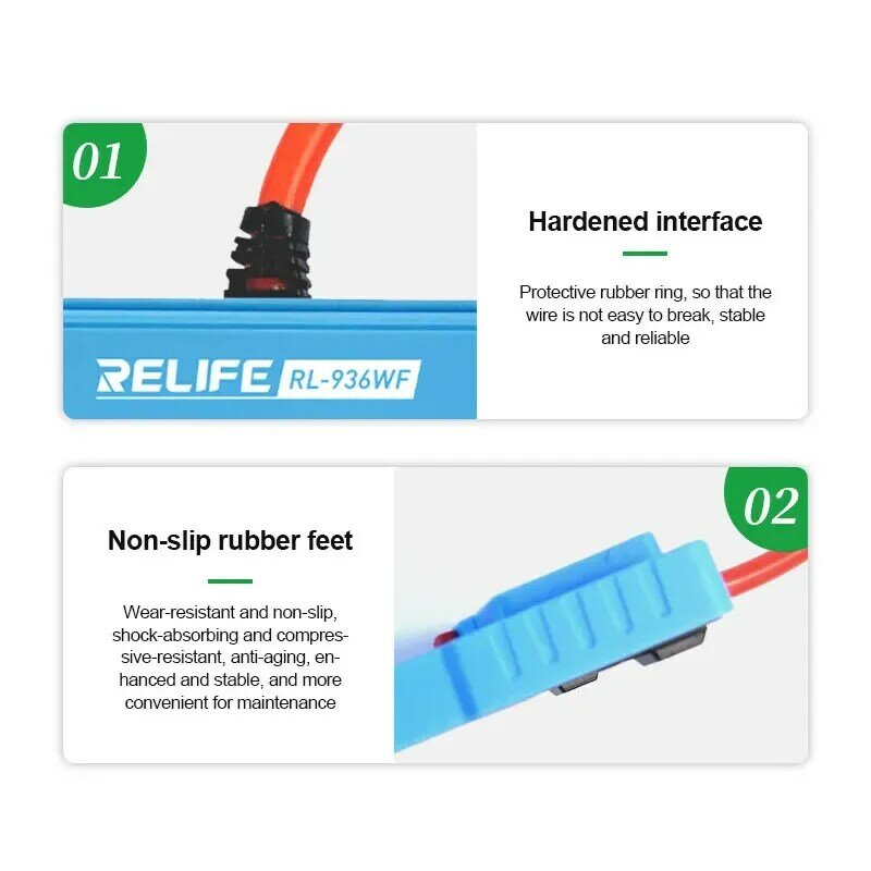 RElife-ユニバーサルバッテリースポット溶接バッテリークリップ,帯電防止,携帯電話バッテリー,AndroidおよびiPhone, RL-936WF